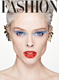 Coco Rocha Models 80’s Inspired Beauty Looks for FASHION Magazine