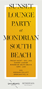 beach party poster | graphic.