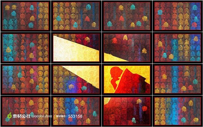 藏族版画艺术下载，现在加入素材公社即可参...