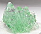 Green Gemmy Apophyllite Crystal Cluster Zeolite Mineral Specimen from India
