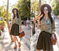 Viktoriya Sener - Modparade Blouse, Chic Wish Skirt, Blackfive Bag, Asos Sandals, Zara Hat, Wholesale Celebshased Sunnies - SAFARI