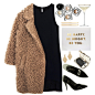 #polyvoreeditorial #polyvorecommunity #black #fauxfur #newyear #chic #chic