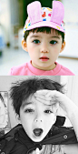 韩加混血的4岁小宝宝Cooper 简直是睫毛精转世 眼睛超漂亮 ​  摄影师 ​​​​