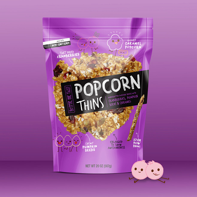 Popcorn Thins 爆米花薄饼包...