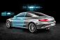 Mercedes-Benz C Class Coupé: Virtual Reality : I worked with Sinister Studio to develop a graphic and title treatment for the Head Up Display for the new Mercedes-Benz C class Virtual Reality experience. App download available soon. All 3D, 360 and shot f