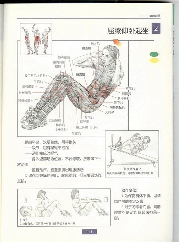 男子健身方法动作标准图示（值得男人收藏）