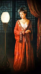 红楼梦金陵十二钗油画，中国文化与西方艺术