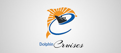 71个动物性海豚造型logo标志设计合集...