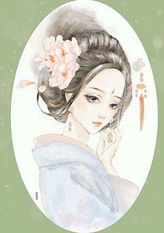 雪若芷兰采集到美人如画（中国风）