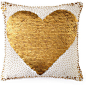 Jonathan Adler White Heart Pillow