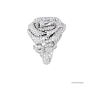 Dior高级珠宝Rose Dior Bagatelle系列钻石戒指