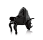 Evason原创设计师家具 rhino chair/犀牛椅 玻璃钢动物造型躺椅-淘宝网
