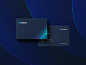 Keyless - business cards blockchaintechnology blockchain logo mark tieatie minimal brand architect brand director brand strategy authentication security crypto brand crypto biometric keyless branding brand agency brand gradient color inspiration gradient 