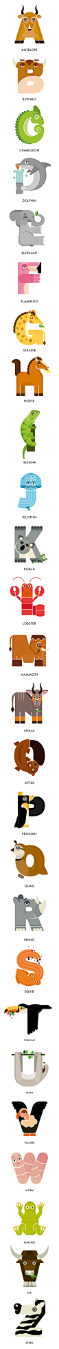 Animal Alphabet II : Animalario english version by Anna Tilche