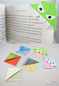 童趣书签http://www.jifenzhong.com/playlist/p_092094091021013022/2069-How-To-Fold-a-Bookmarkz教程找到了~哈哈~~