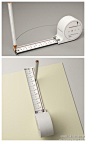 带孔的卷尺(Hole Measuring Tape )由Sunghoon Jung设计，卷尺刻度每隔0.5厘米就有一个孔，上方还有一条空心的直线，无需借助圆规和直尺，依靠它就可以精确的绘制圆和直线了。