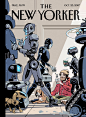 R. Kikuo Johnson’s “Tech Support” : Johnson isn’t worried that robots will take over his cartooning process: “When they are advanced enough to be neurotic, then maybe I’ll be concerned.”