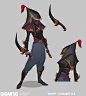 GIGANTIC - Cosmetics vol III, Devon Cady-Lee : Cosmetic skins for GIGANTIC. In order: Lord Knossos, Zandora, The Margrave and Tripp.