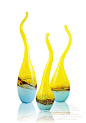 现代彩色玻璃花瓶摆件/欧式时尚创意台面花器/家居样板房软装饰品-淘宝网