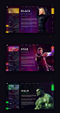 Infinity War - Web Site Concept Design : Concepto de diseño web para la película Avengers - Infinity War espero sea de su agrado comenten si les gusto y que otro concepto quieren que realice!