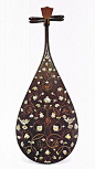 Japanese lute, Biwa 琵琶, property of Shoso-in, 701~156, Japan