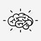 知识大脑头脑风暴图标 标志 UI图标 设计图片 免费下载 页面网页 平面电商 创意素材