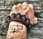 It doesn't get more bad-ass than wearing a set of bullets around your wrist. This leather bandolier bracelet is filled with a caliber bullet of your choosing and makes for a perfect backup supply of b...
