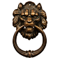 Frowning Lion Pull 7.5"