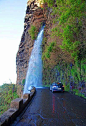 Waterfall Highway, Madeira, Portugal