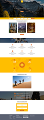 Backpacker- travel club website : Web design for travel club Backpacker