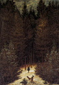 ´The Chasseur in the Forest----Caspar David Friedrich