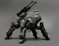 Mobile howitzer Picture  (2d, sci-fi, mech, robot)