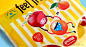 上海包装设计公司设计欣赏：可爱卡通风格 Feel Fruit 水果软糖果冻包装设计5