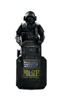 Blitz : Elias "Blitz" Kötz is an Attacking Operator featured in Tom Clancy's Rainbow Six Siege. A Heavy Armored Operator, Blitz's unique gadget is a G52-Tactical Shield, which capable of blinding enemies facing the shield akin to that of a Stun 