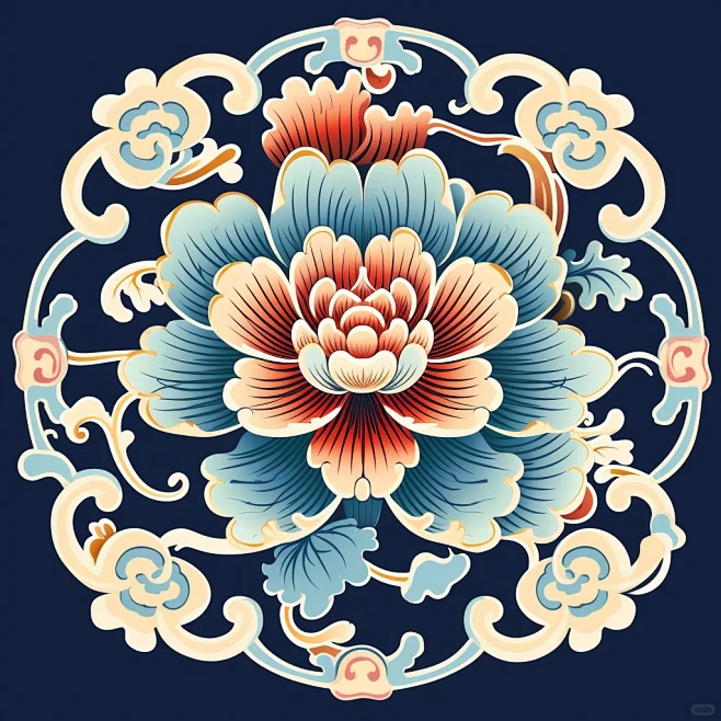 中国传统纹样——宝相花