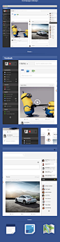 Facebook - Redesign of ui details on Behance