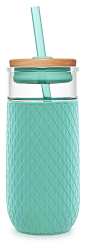 Amazon.com : Ello Devon 20OZ Glass Tumbler with Straw, Mint, 20 Oz. : Sports & Outdoors