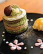 Japanese Matcha Green Tea Cake｜抹茶ミルフィーユ #赏味期限# #下午茶# #西餐#
