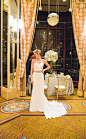 Chic Uptown San Francisco Wedding Inspiration Shoot : This sophisticated chic San Francisco wedding inspiration shoot was styled and created to inspire brides who want a wedding that is the perfect mix of royal glamour and an uptown city style. The ceremo
