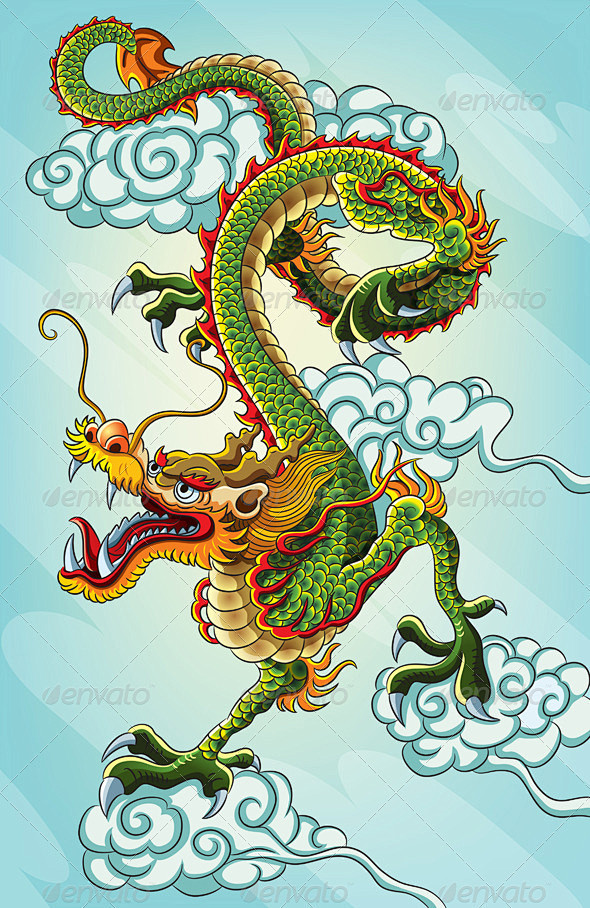 Chinese Dragon Paint...