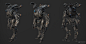 northstar textures, Robb Shoberg : textured version of the north star titan i did for titanfall2, and some variations.