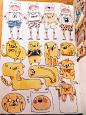 #Adventure Time#这周画的一些AT的小涂鸦们