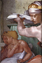 易呗网 - Sibyls - The Libyan Sibyl (Detail)<br>米开朗基罗 (Michelangelo)