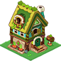 Cookie Houses : " Each Cookie needs a sweet little house. A bunch of sweet little house together makes up a big sweet town! " Cookie Houses are a unique type of building, serving most reliable means of obtaining EXP Star Jellies. As long as they