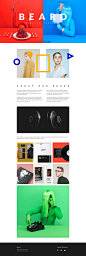 Beard , Creative Portfolio Concept - WEB Inspiration