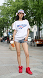 杭州街拍——火辣“热裤”的夏天 ​​​​