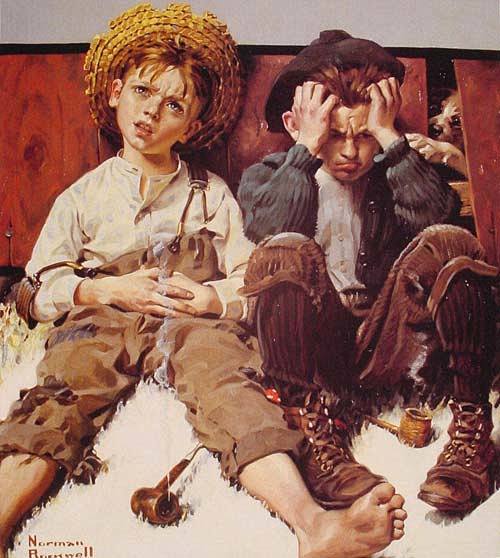 norman rockwell 的插画永...