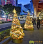 新加坡麒麟大厦金色圣诞