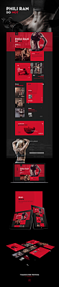 健身运动会所页面设计-UI图-UI设计师交流平台