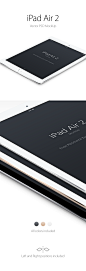 iPad Air 2 Perspective MockUp : Create a flawless photo-realistic display for your mobile app screens and web projects with this pixel perfect...